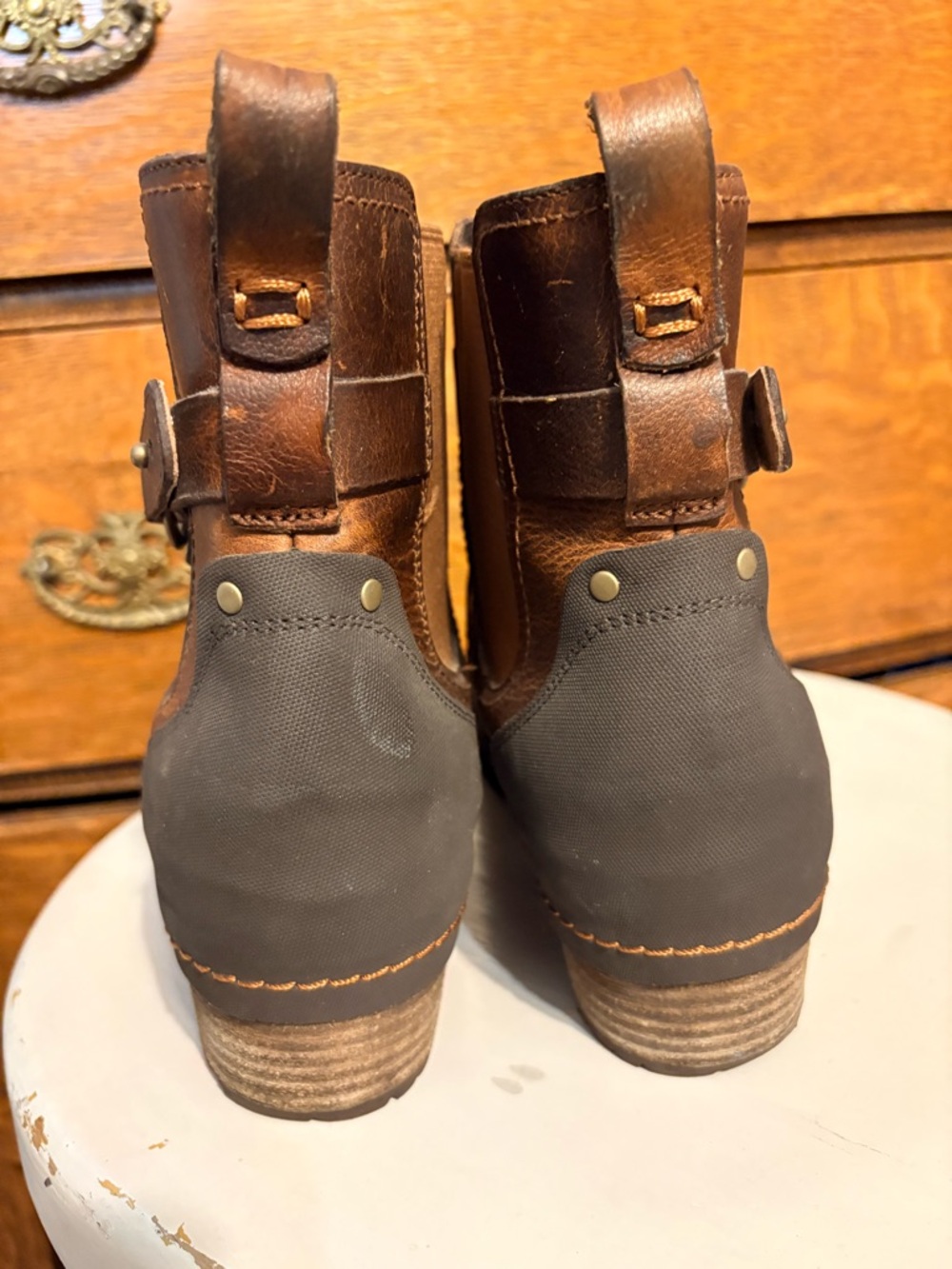 Merrell Shiloh Oak Leather Chelsea Boots | J69220 | size 9 - Picture 6 of 11